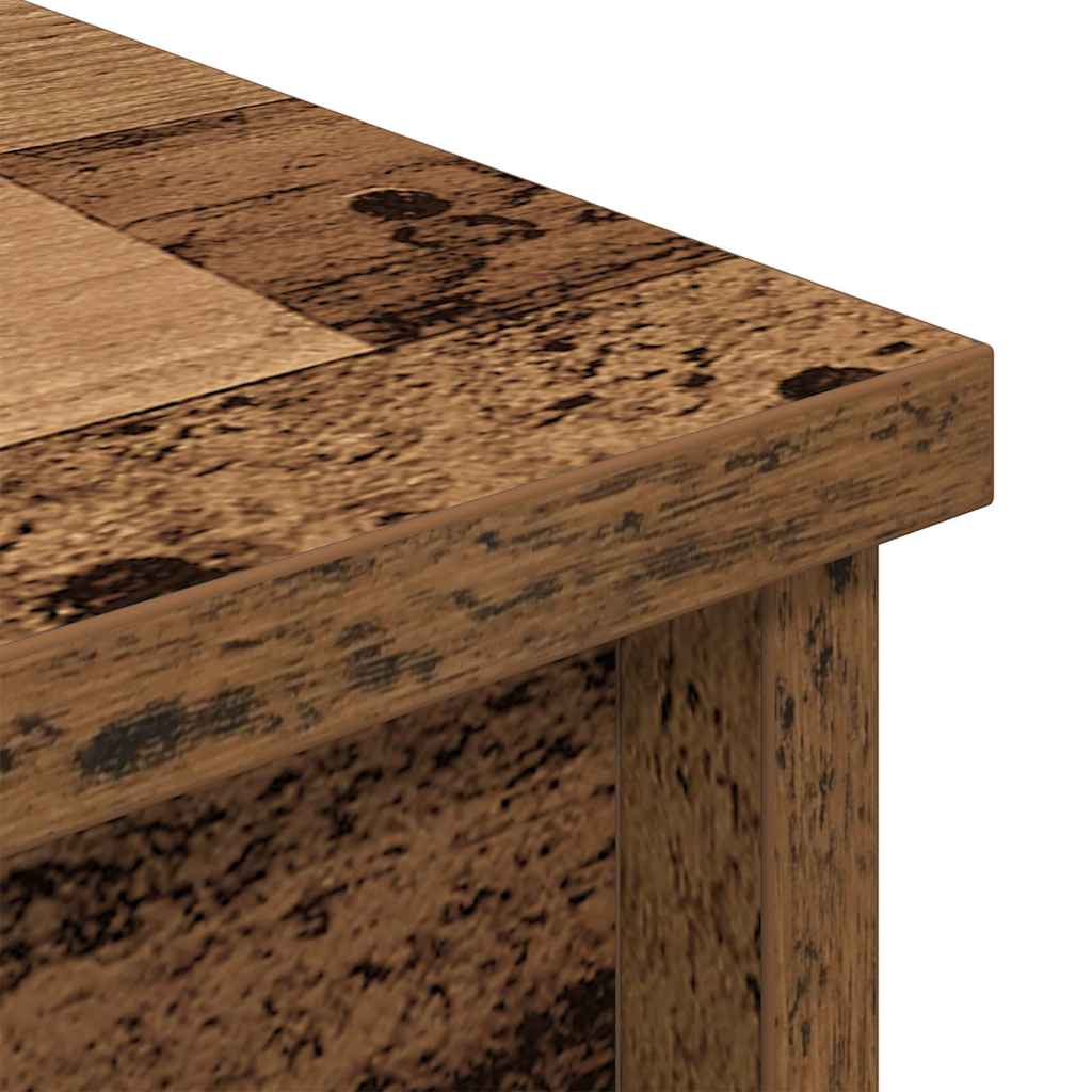 Highboard Old Wood 70x35x180 cm Engineered Wood