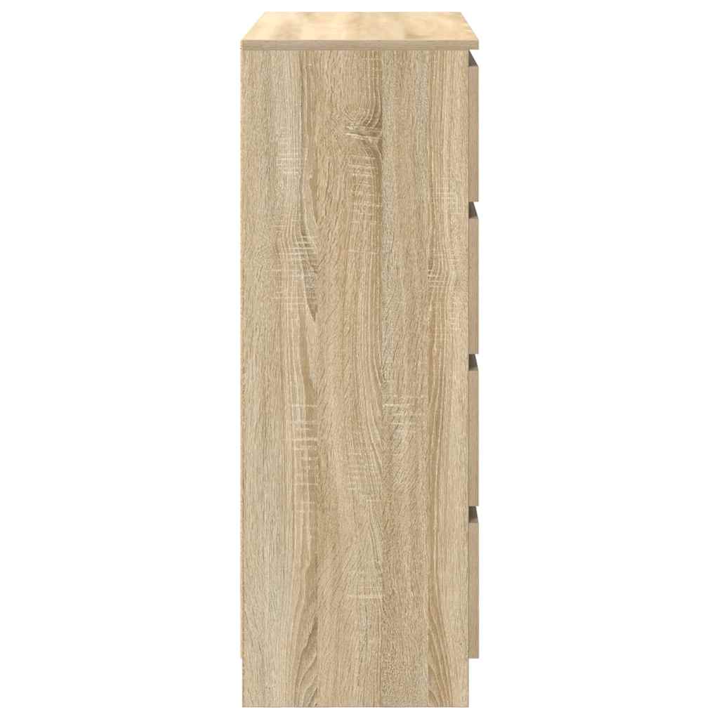 Sideboard Sonoma Oak 80x35x99 cm Engineered Wood