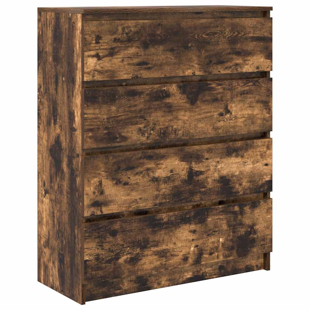 Sideboard Smoked Oak 80x35x99 cm Engineered Wood