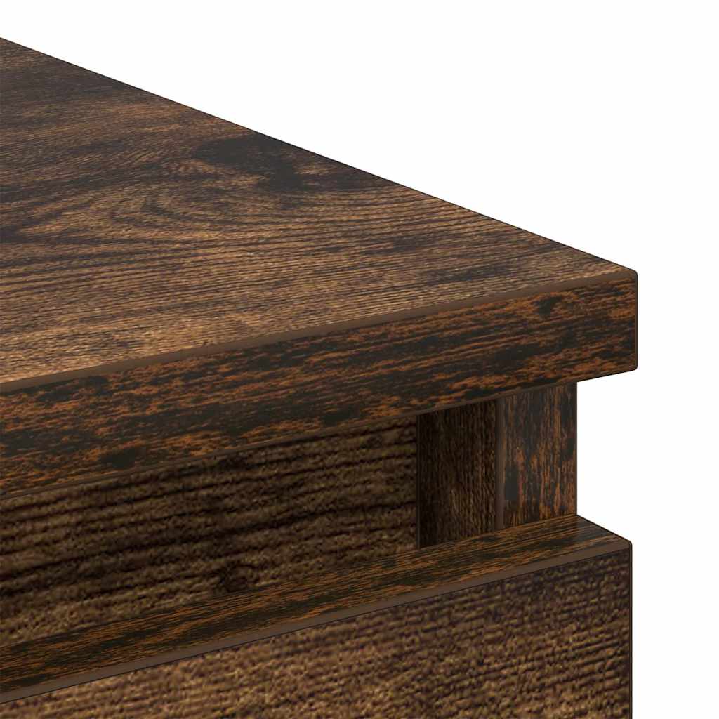 Sideboard Smoked Oak 80x35x99 cm Engineered Wood