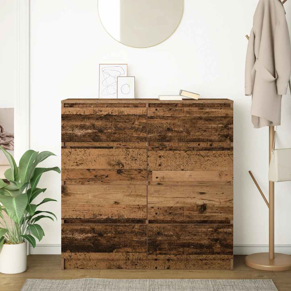 Sideboard Old Wood 100x35x99 cm Engineered Wood