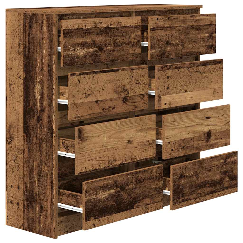 Sideboard Old Wood 100x35x99 cm Engineered Wood