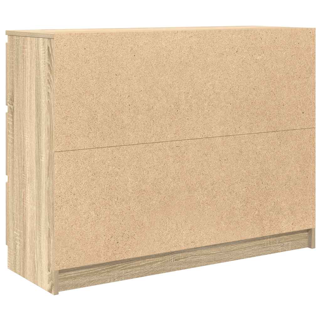 Sideboard Sonoma Oak 100x35x76 cm Engineered Wood