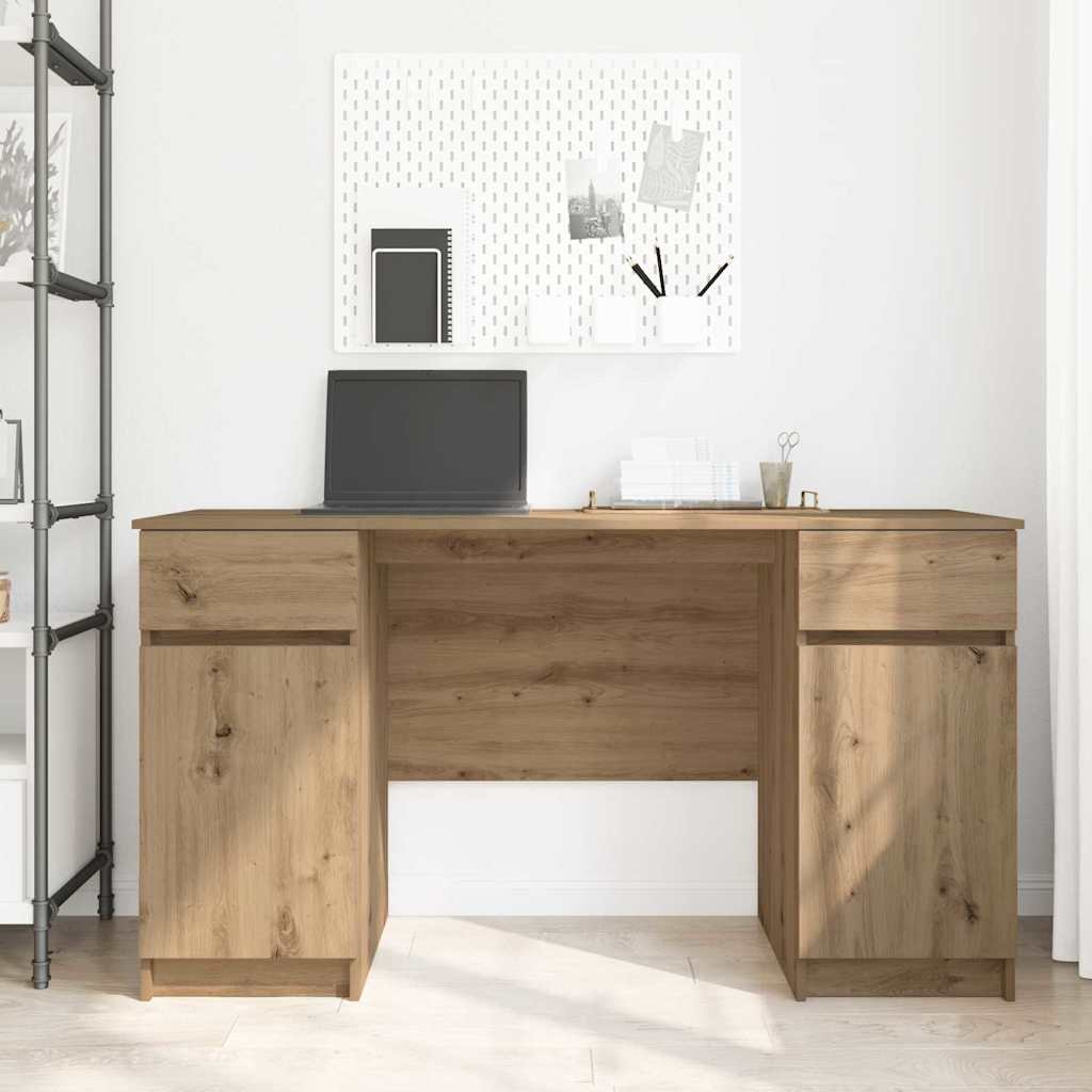 Desk Artisan oak Engineered wood 140 x 49 x 76 cm