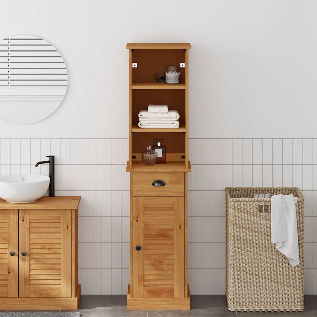 Bathroom Furniture Set VIGO 2 pcs Brown and Honey Brown