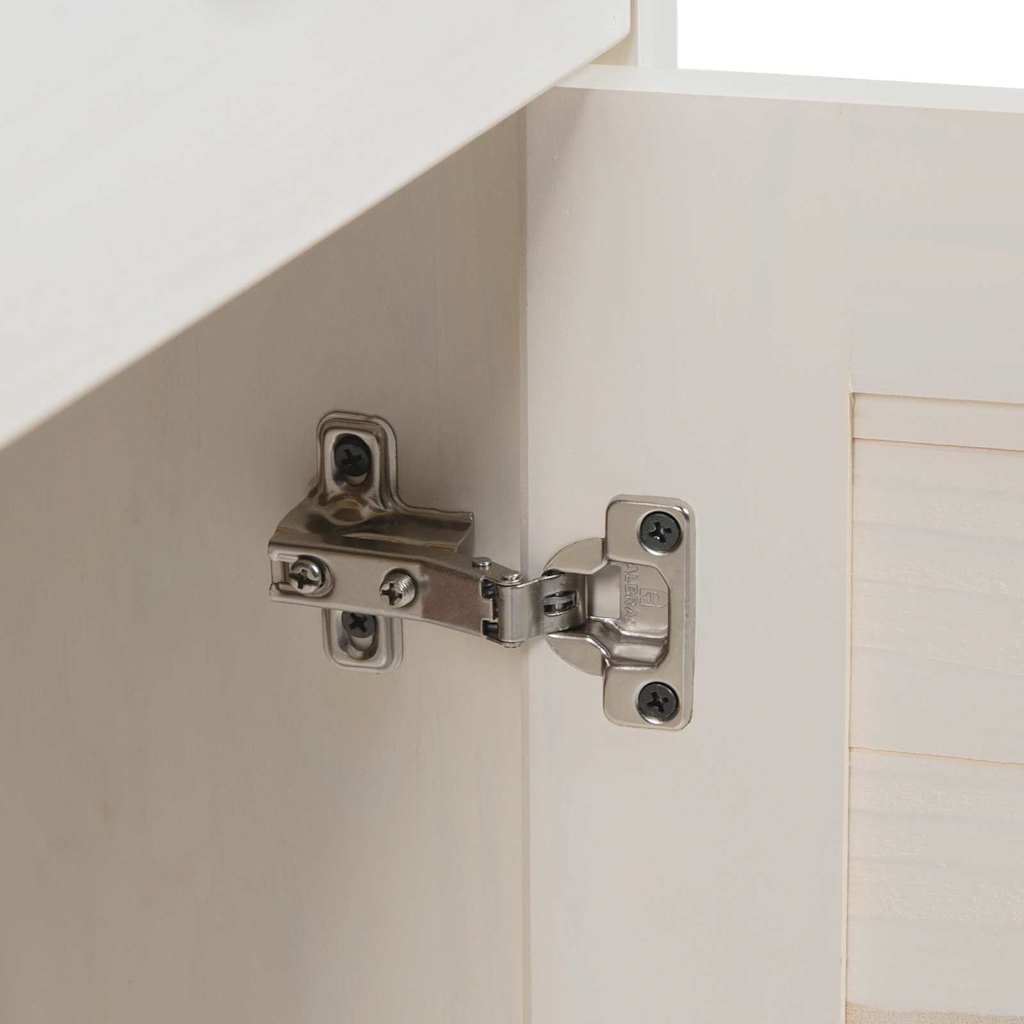 Bathroom Cabinet with Drawer VIGO 2 pcs White and Antique White