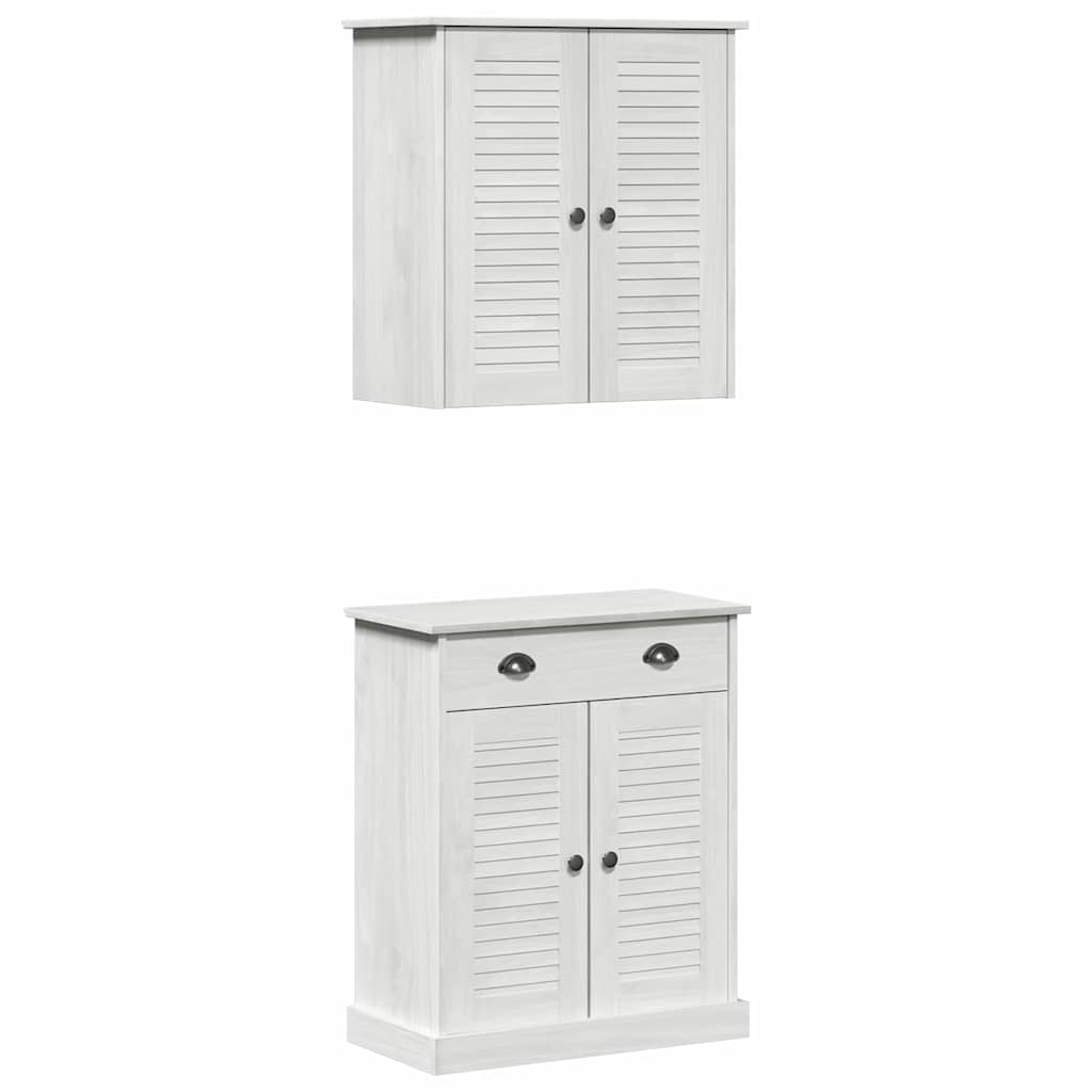 Bathroom Furniture Set VIGO 2 pcs White and Antique White
