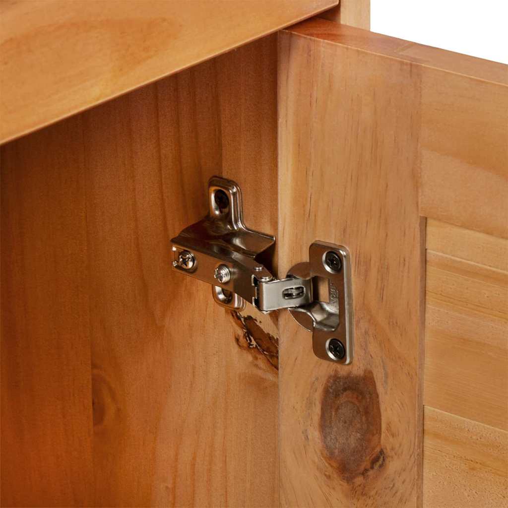 Bathroom Furniture Set VIGO 3 pcs Honey Brown Solid Pine Wood