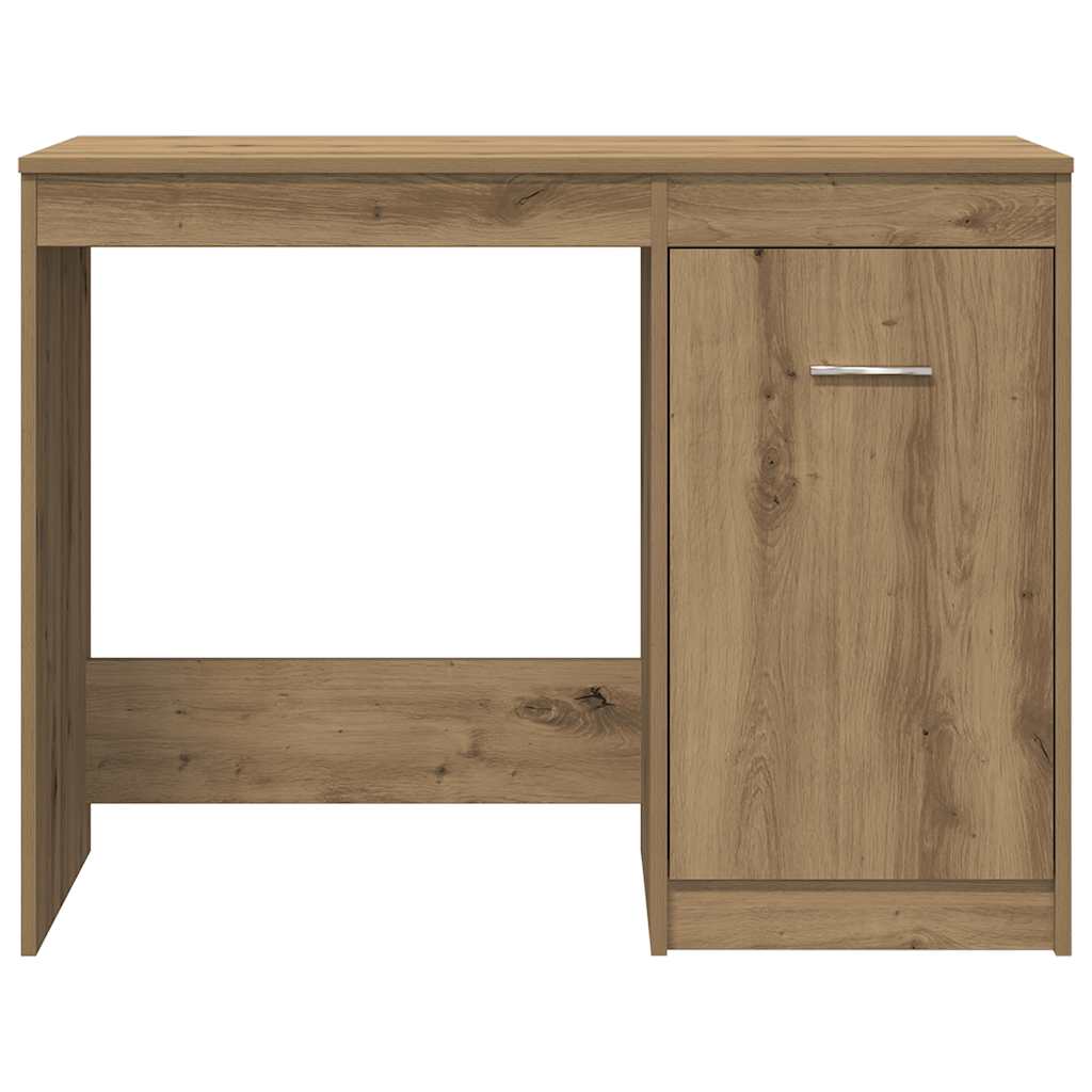 vidaXL Desk with Cabinet Artisan Oak Engineered Wood