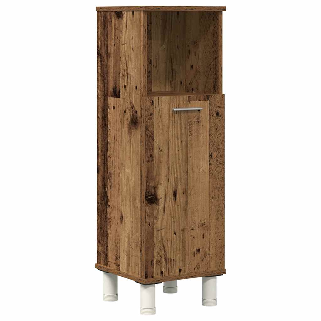 vidaXL 4 Piece Bathroom Furniture Set Old Wood Engineered Wood