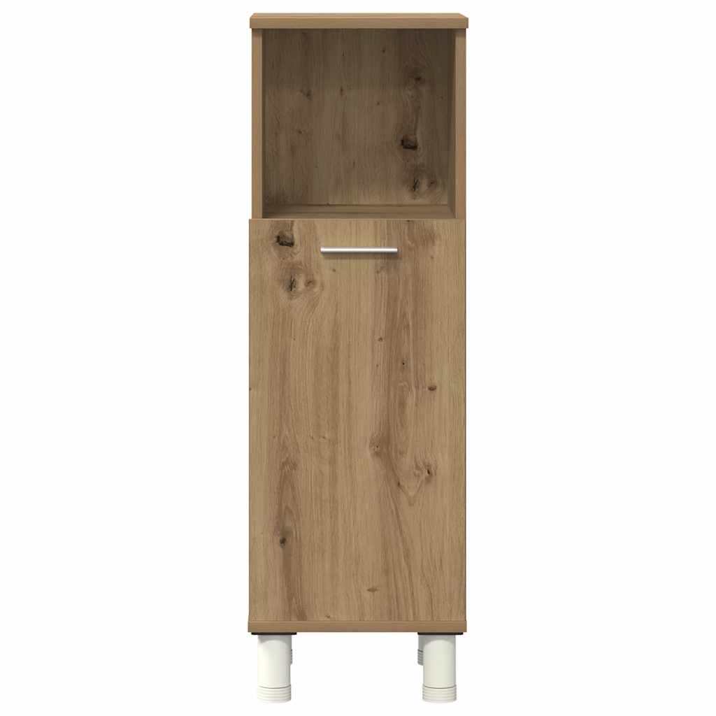 vidaXL 4 Piece Bathroom Furniture Set Artisan Oak Engineered Wood