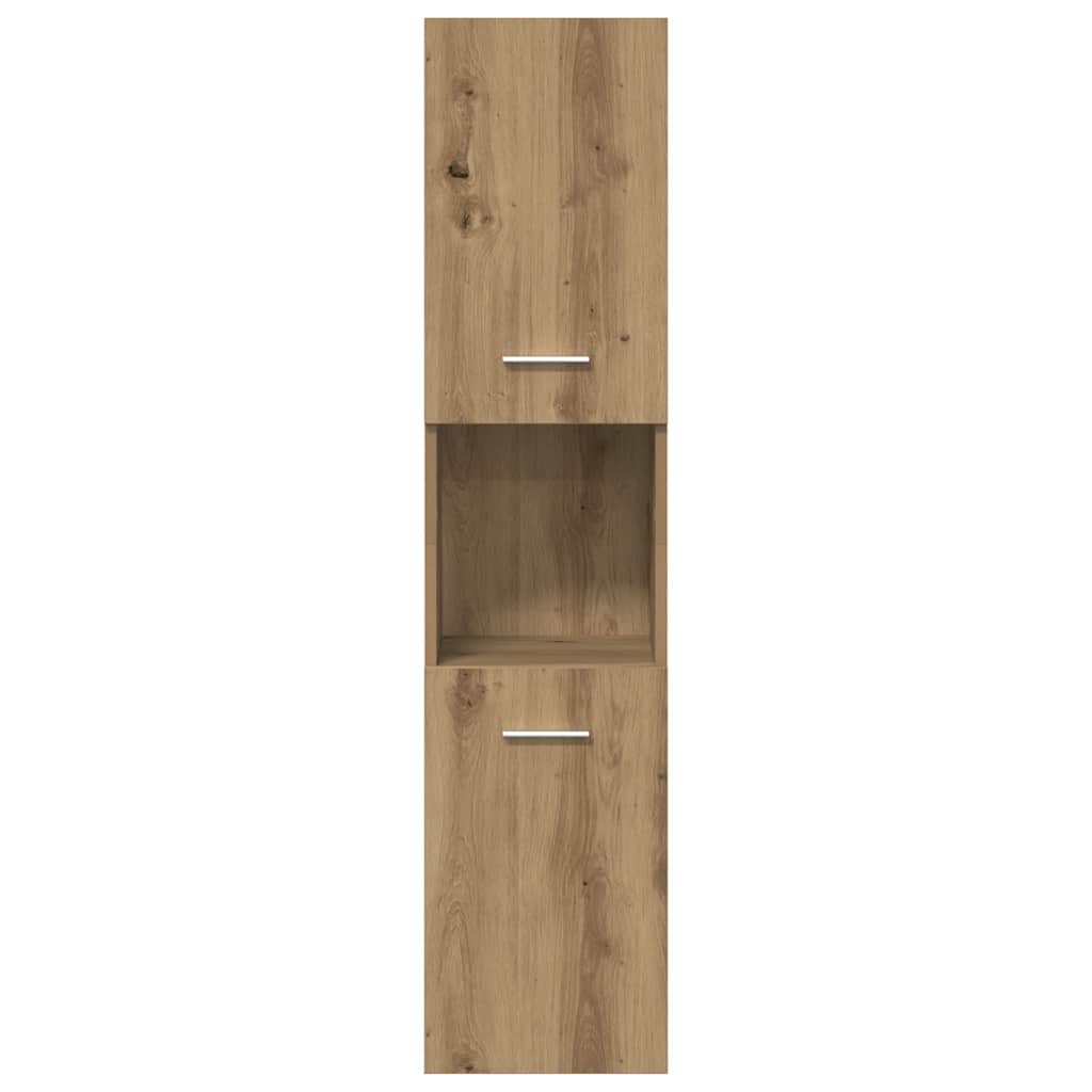 4 Piece Bathroom Furniture Set Artisan Oak Engineered Wood