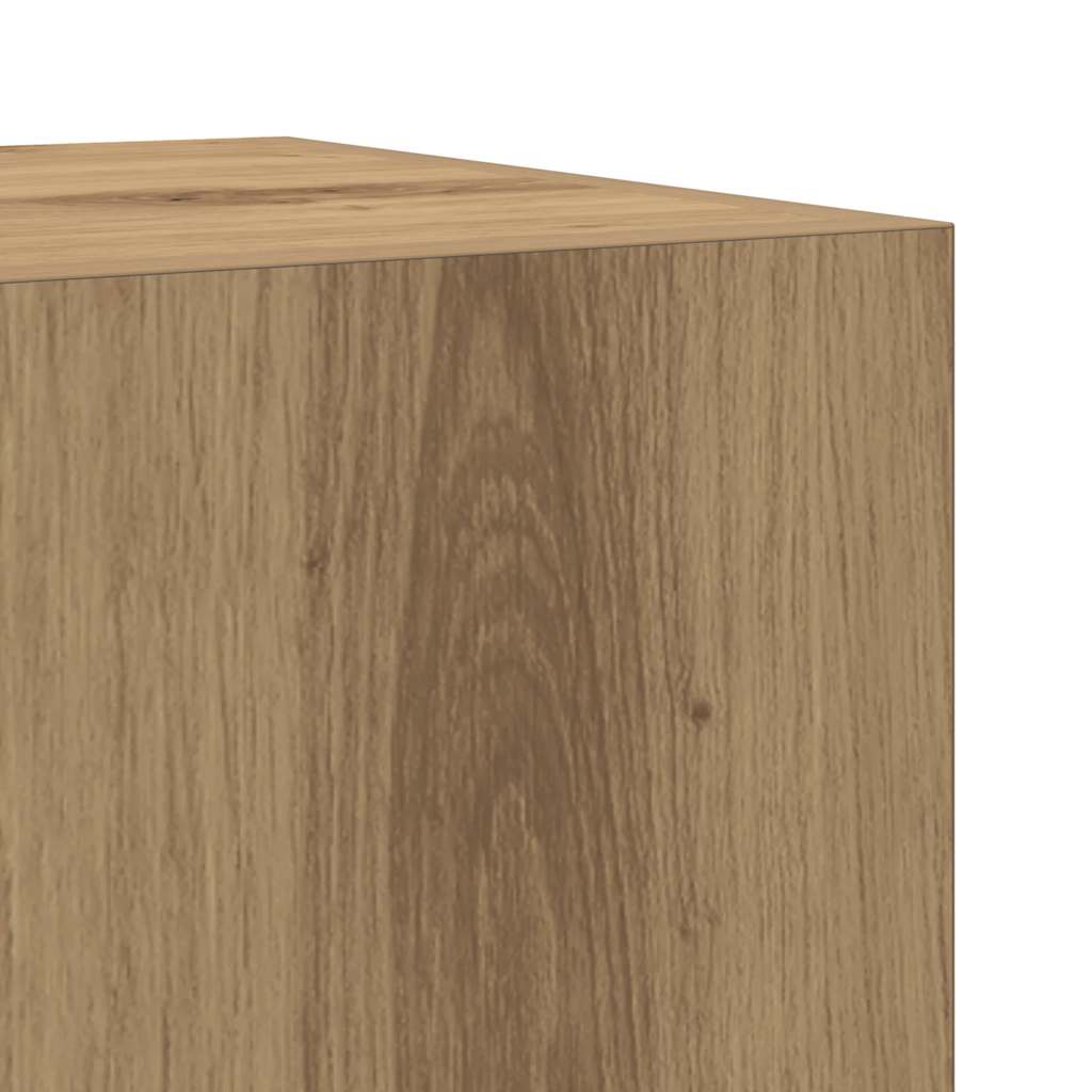 4 Piece Bathroom Furniture Set Artisan Oak Engineered Wood