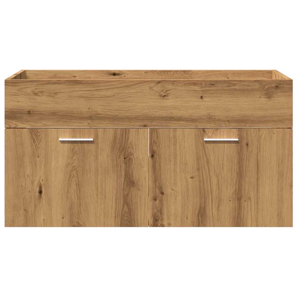 vidaXL 5 Piece Bathroom Furniture Set Artisan Oak Engineered Wood