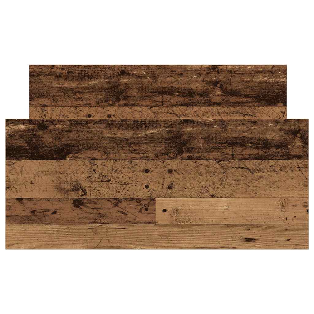 Bed Frame without Mattress Old Wood 90x200 cm Engineered Wood