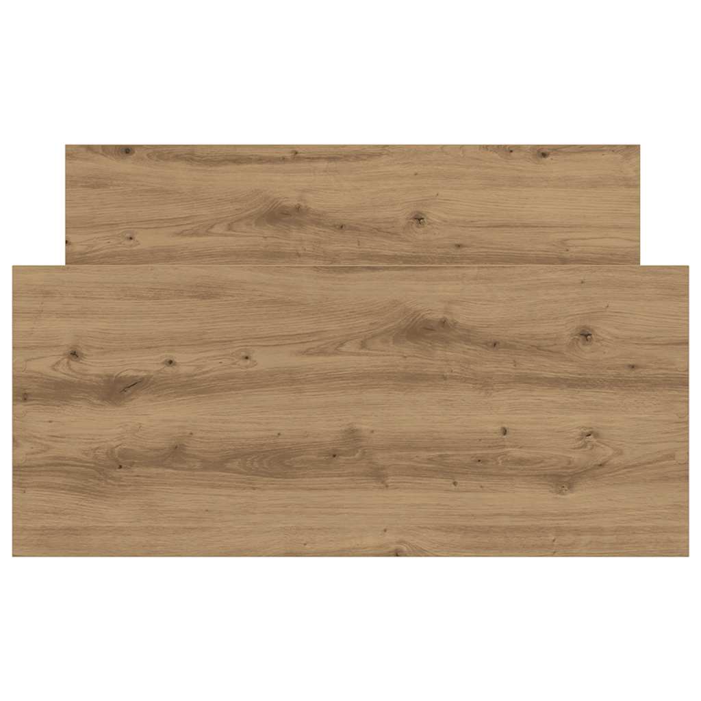 Bed Frame without Mattress Artisan Oak 90x200 cm Engineered Wood