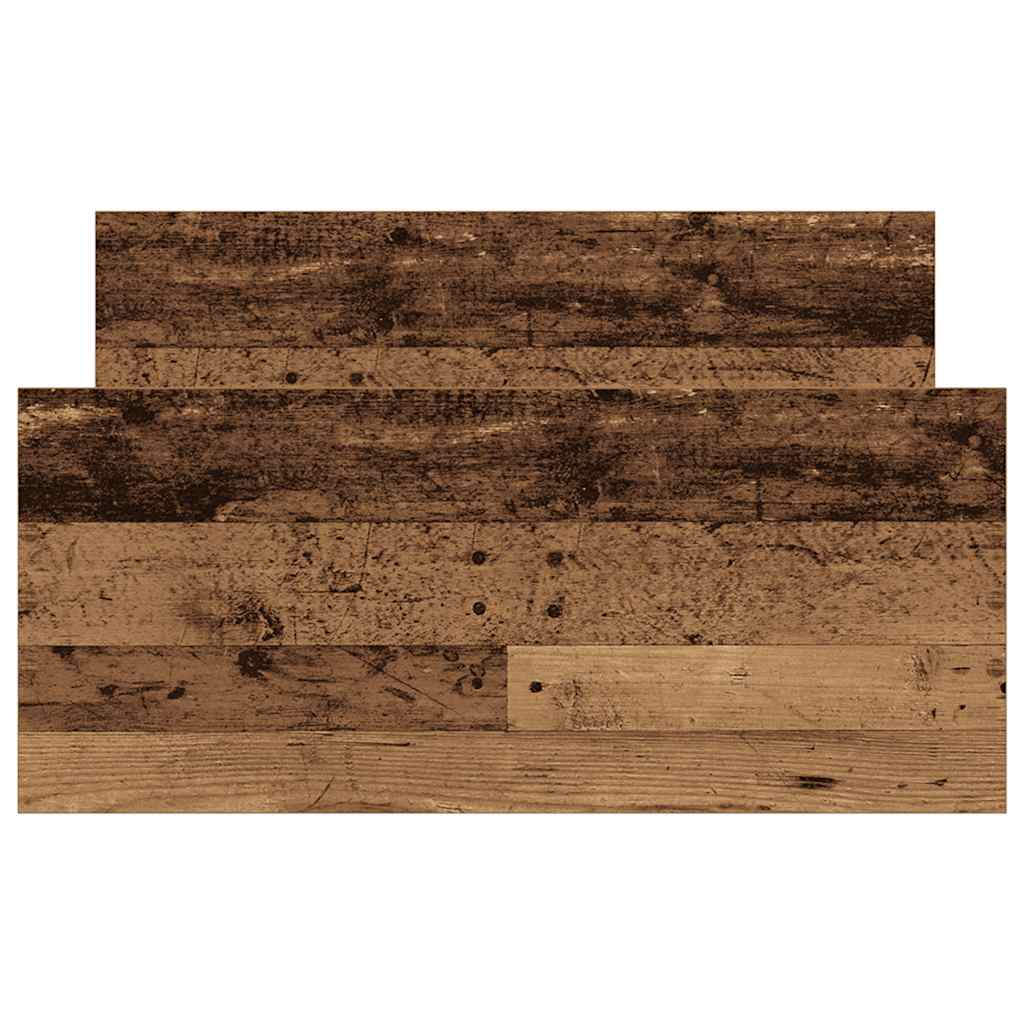 Bed Frame without Mattress Old Wood 100x200 cm Engineered Wood