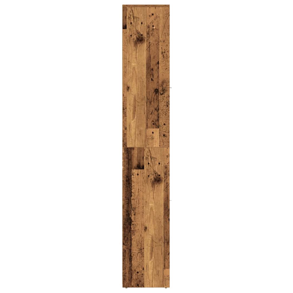 Bathroom Cabinet Old Wood 30x30x183,5 cm Engineered Wood