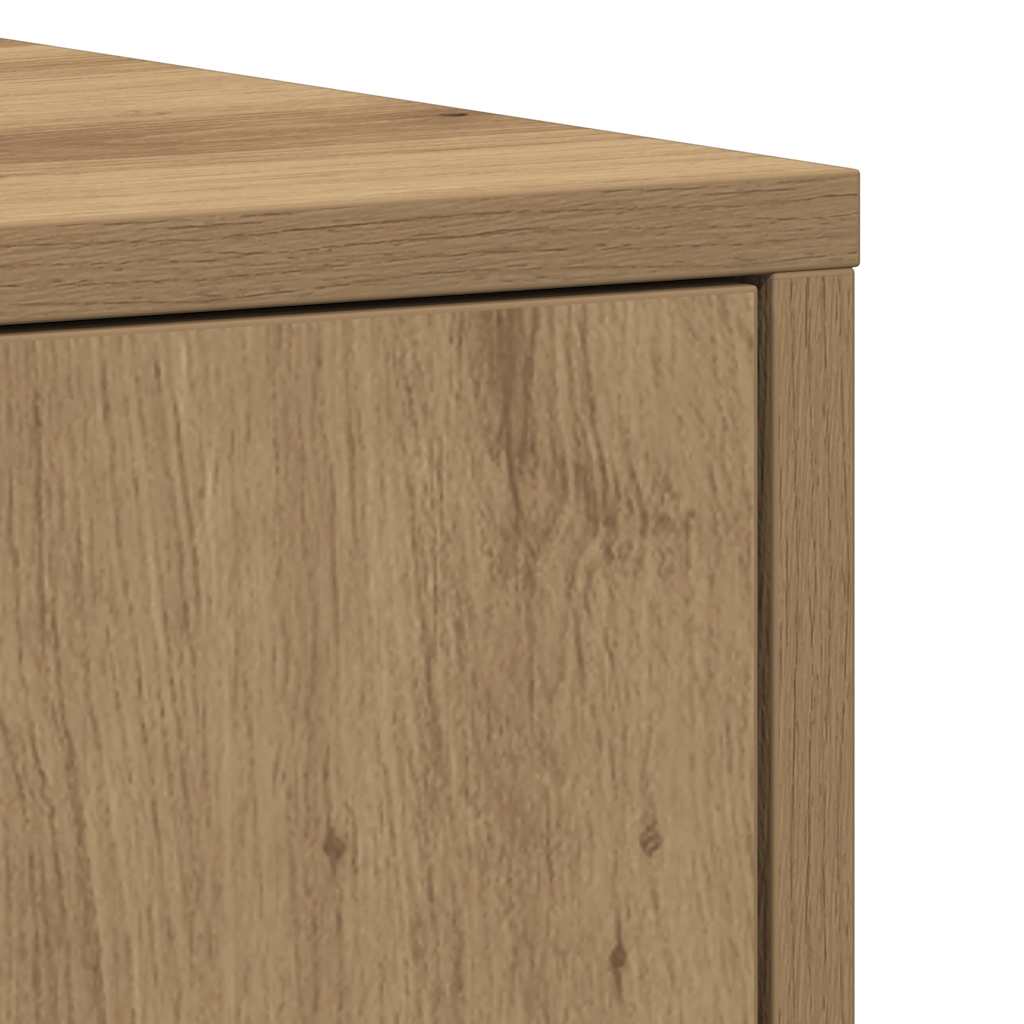 Bathroom Cabinet Artisan Oak 30x30x183,5 cm Engineered Wood
