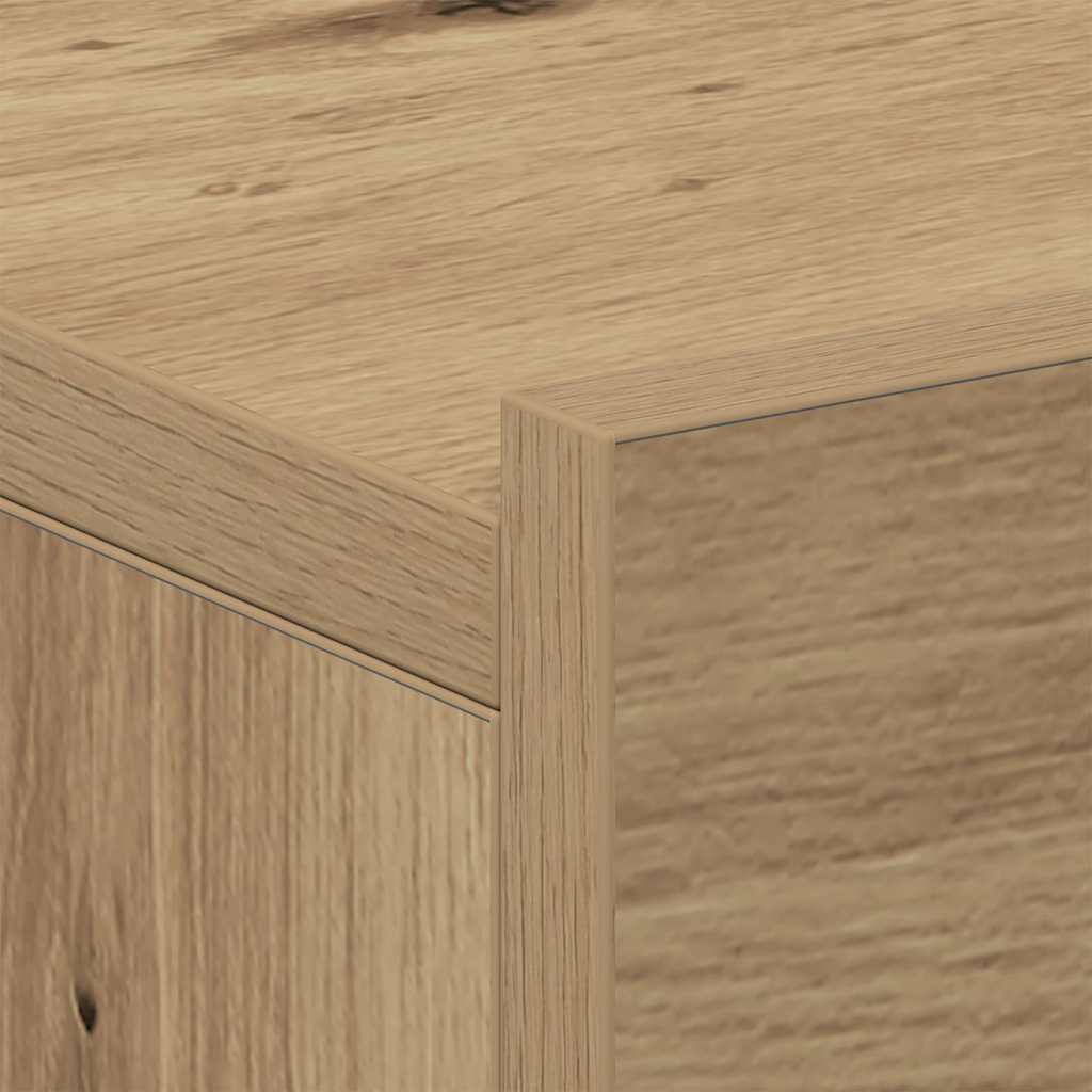 vidaXL Floating Nightstand Artisan Oak 40x32x15 cm Engineered Wood