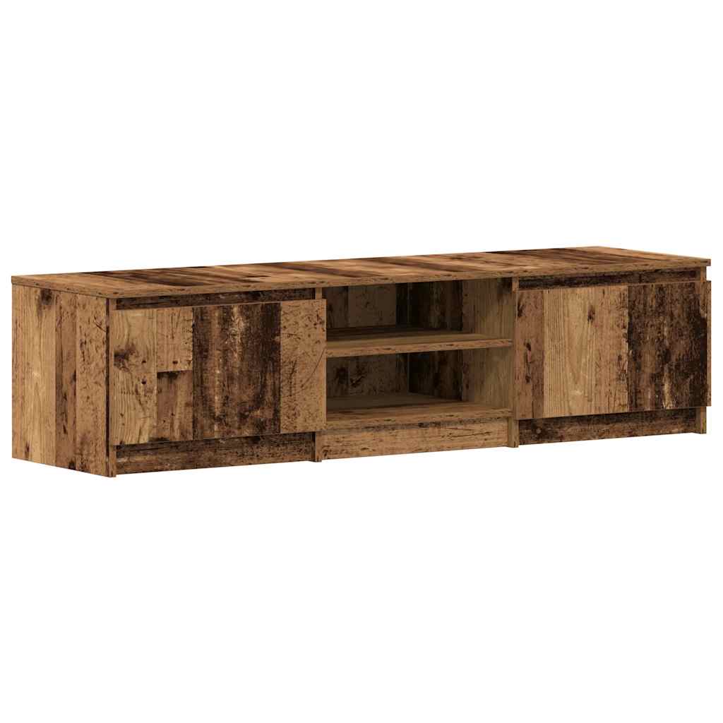 TV Cabinet Old Wood 140x40x36 cm Engineered Wood