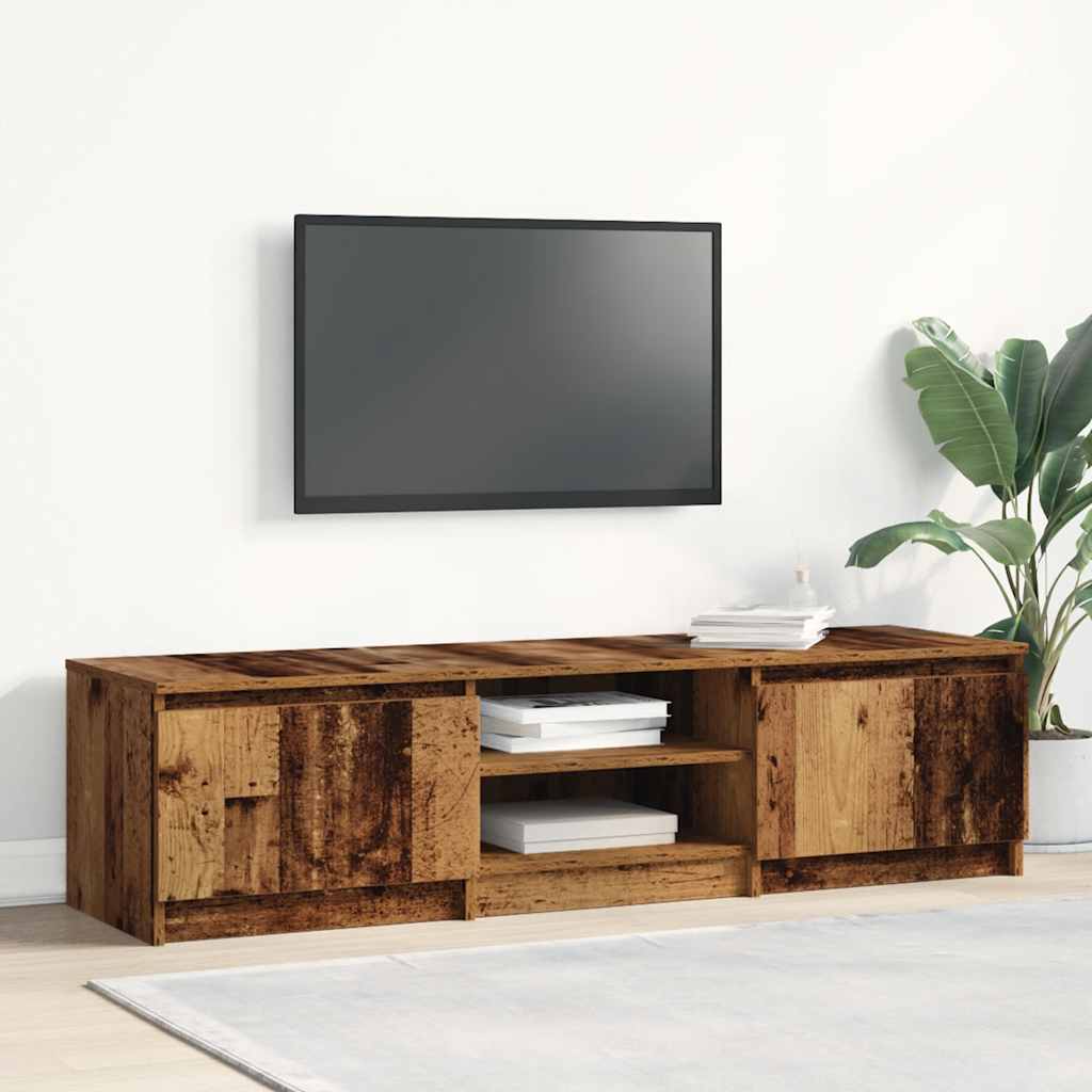 TV Cabinet Old Wood 140x40x36 cm Engineered Wood