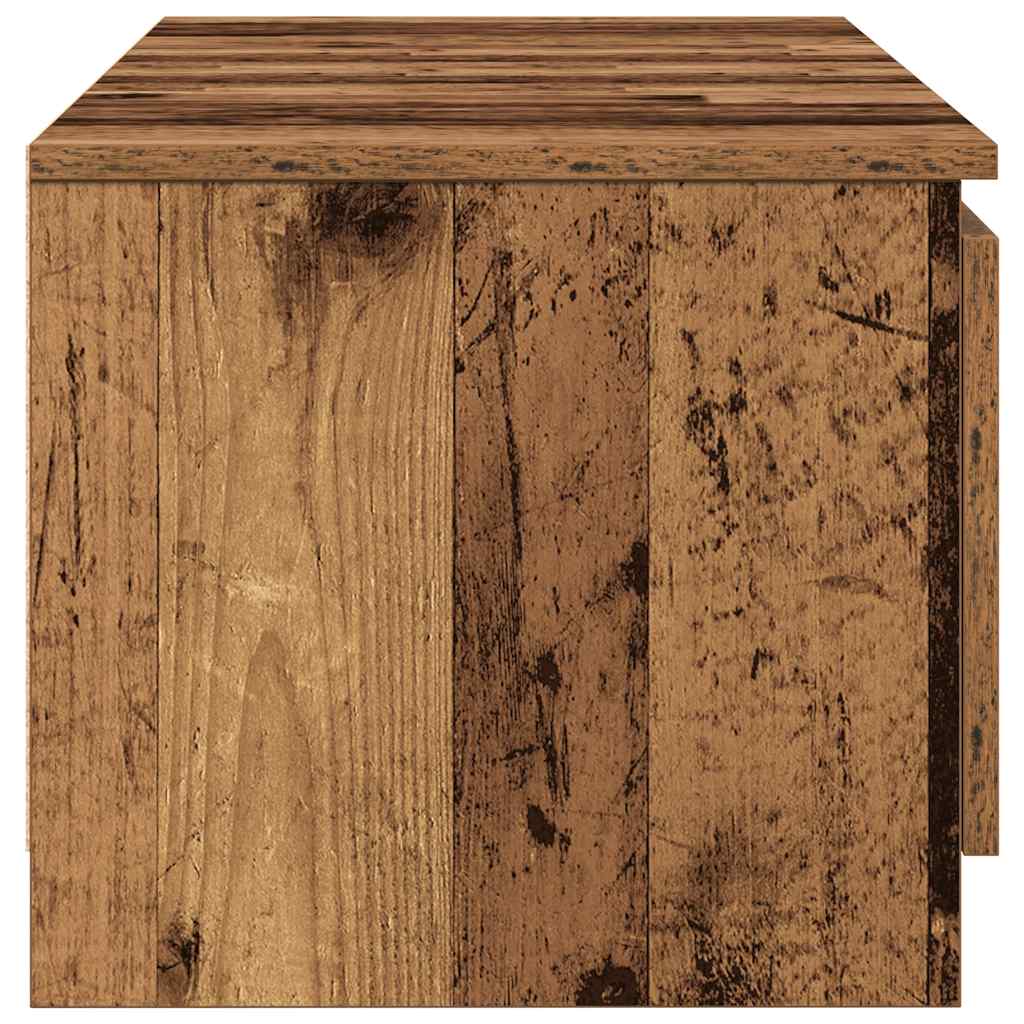 TV Cabinet Old Wood 140x40x36 cm Engineered Wood