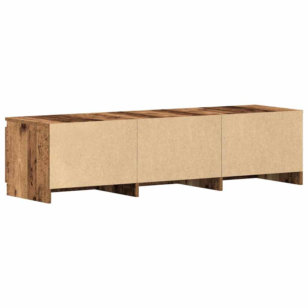 TV Cabinet Old Wood 140x40x36 cm Engineered Wood