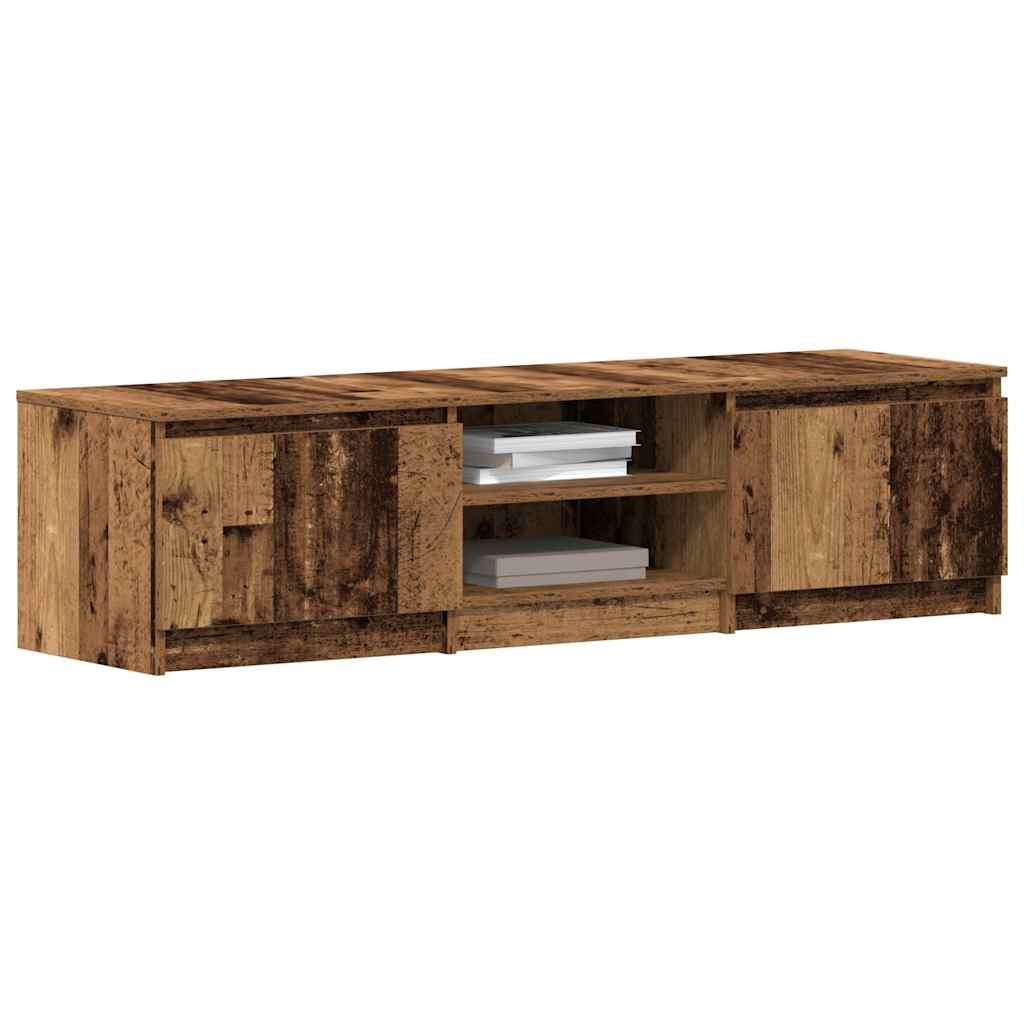 TV Cabinet Old Wood 140x40x36 cm Engineered Wood
