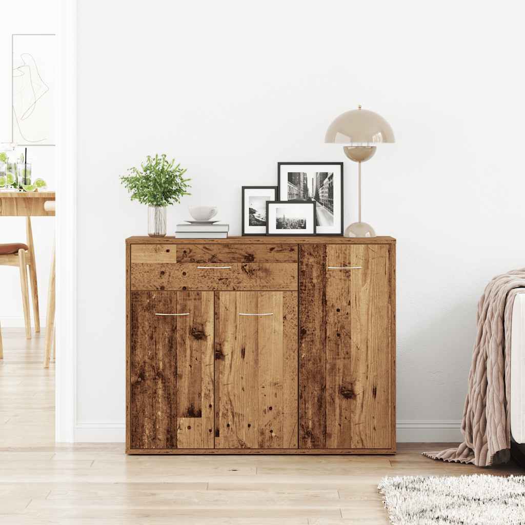 vidaXL Sideboard Old Wood 88x30x70 cm Engineered Wood