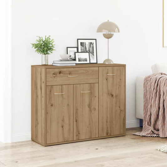 vidaXL Sideboard Artisan Oak 88x30x70 cm Engineered Wood