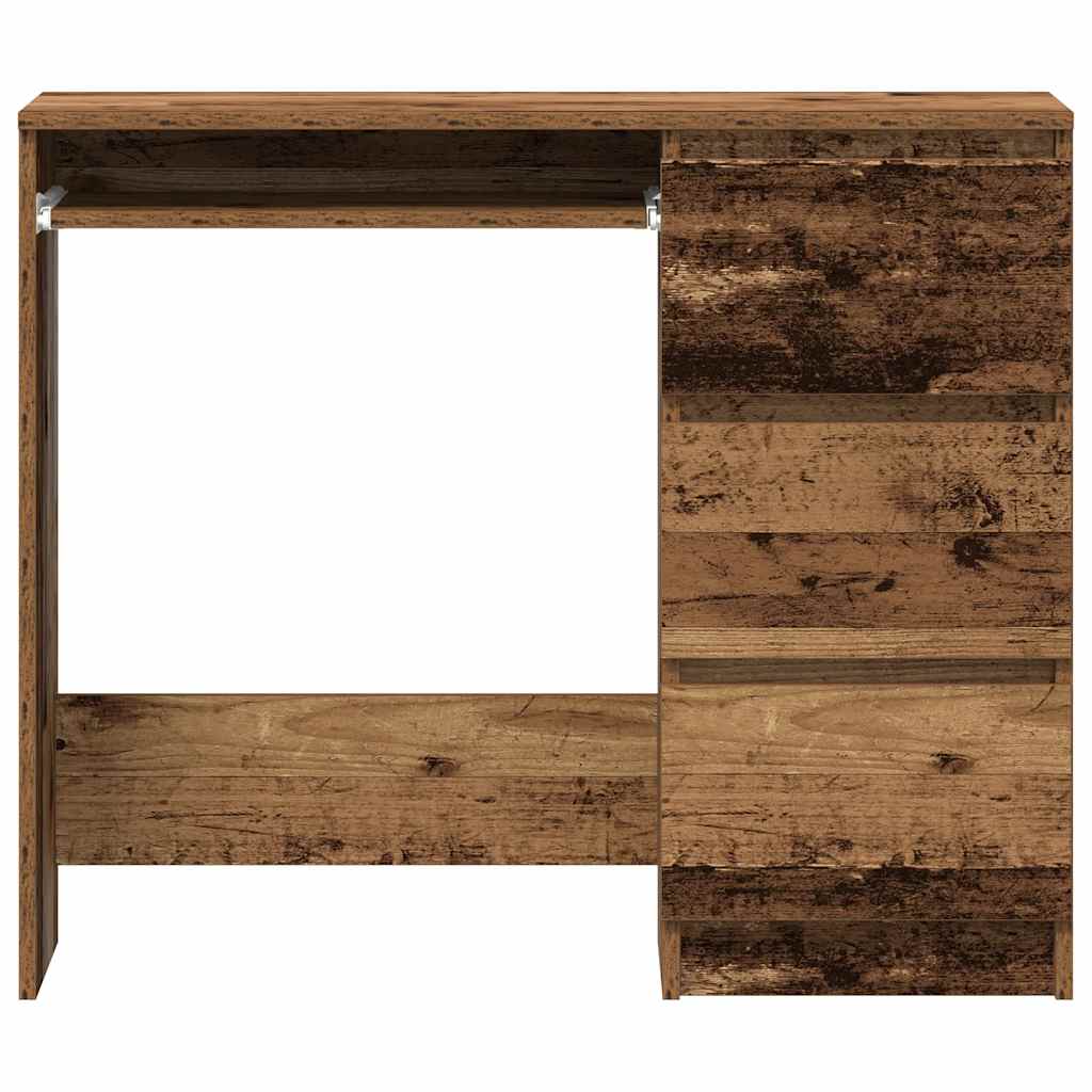 vidaXL Desk Old Wood 90x45x76 cm Engineered Wood