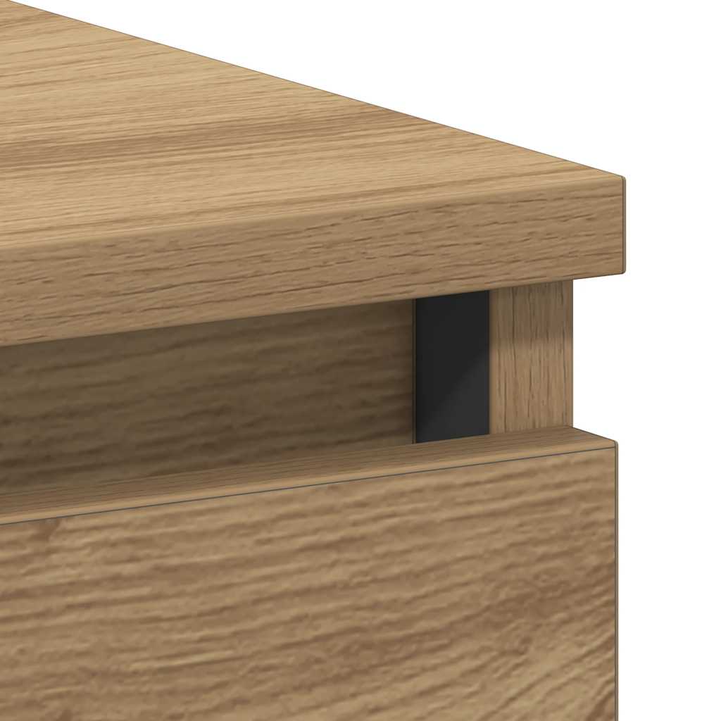 vidaXL Desk Artisan Oak 90x45x76 cm Engineered Wood