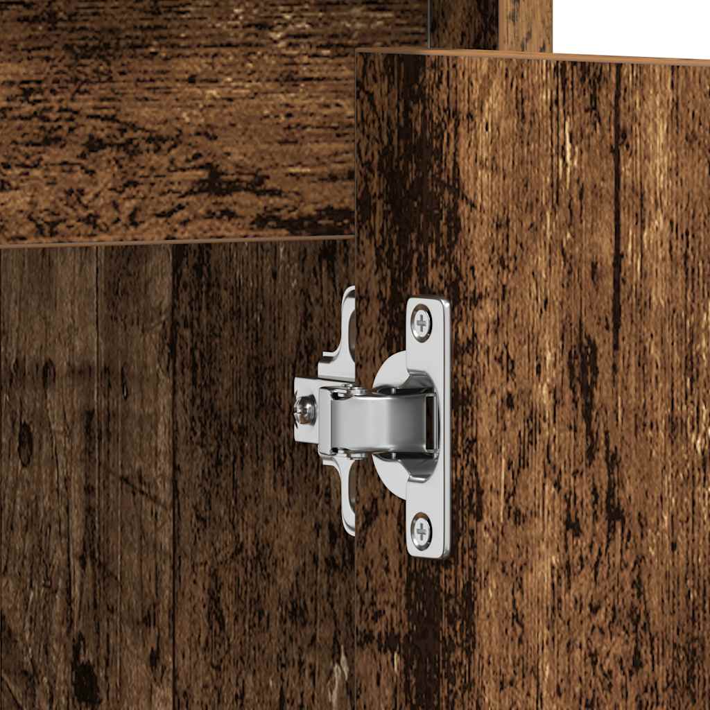 vidaXL Bathroom Sink Cabinet Old Wood 60x33x60 cm Engineered Wood