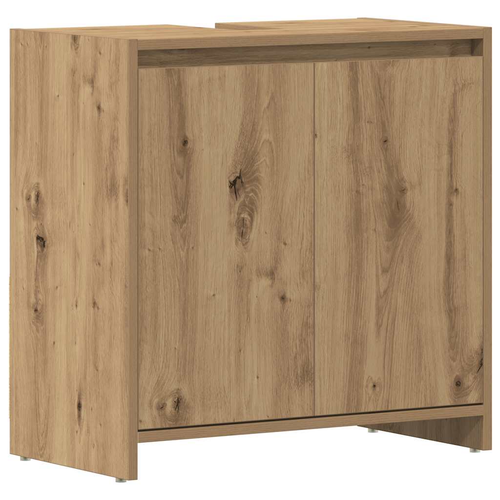 vidaXL Bathroom Sink Cabinet Artisan Oak 60x33x60 cm Engineered Wood