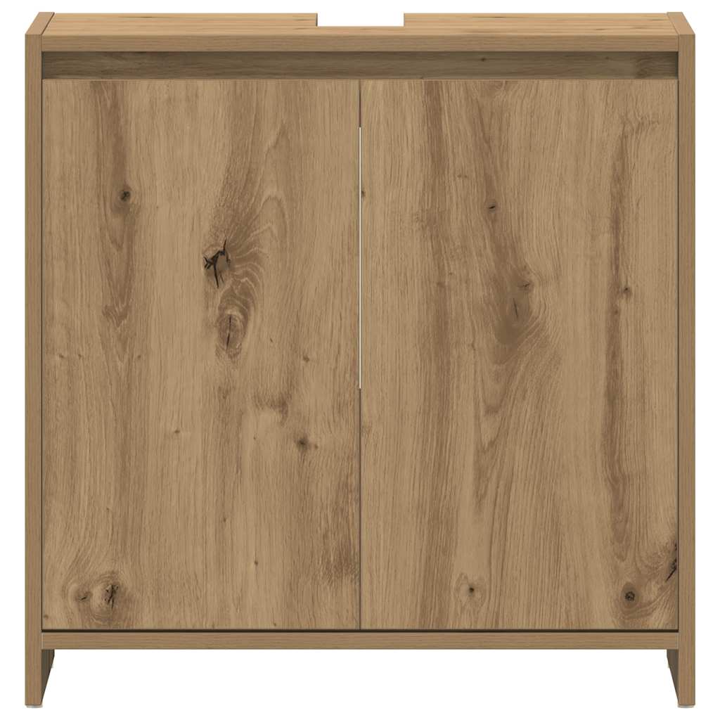 vidaXL Bathroom Sink Cabinet Artisan Oak 60x33x60 cm Engineered Wood