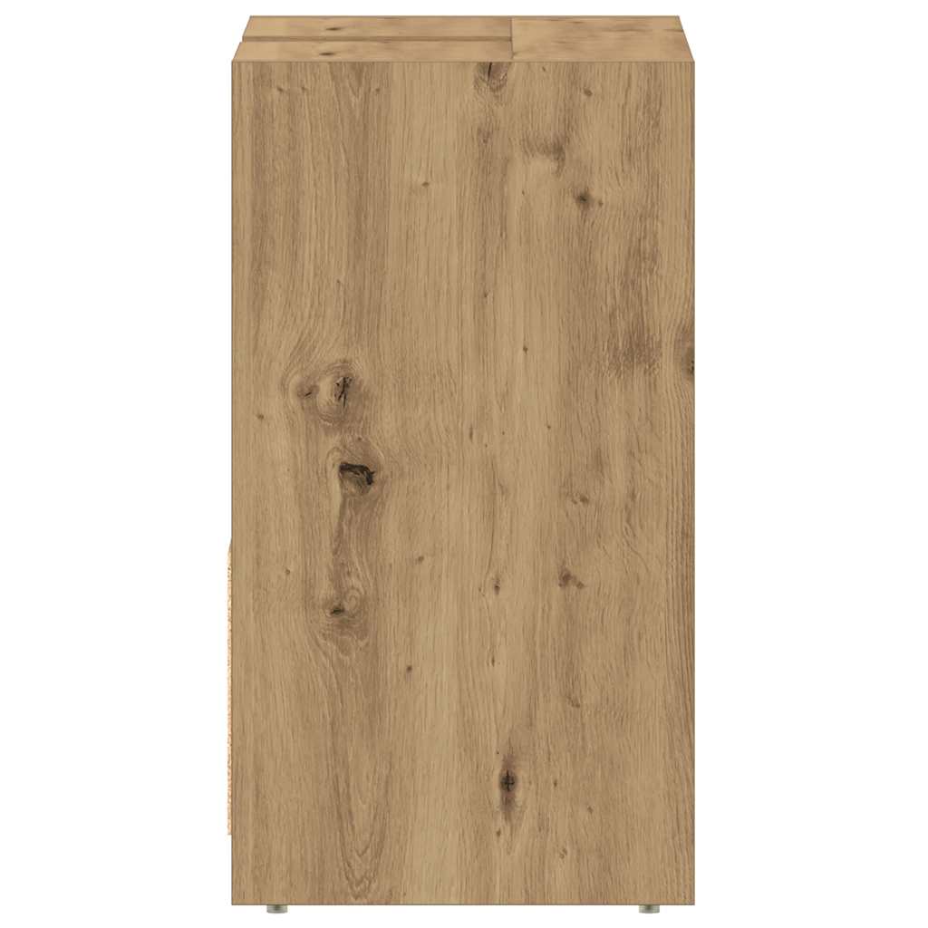 vidaXL Bathroom Sink Cabinet Artisan Oak 60x33x60 cm Engineered Wood