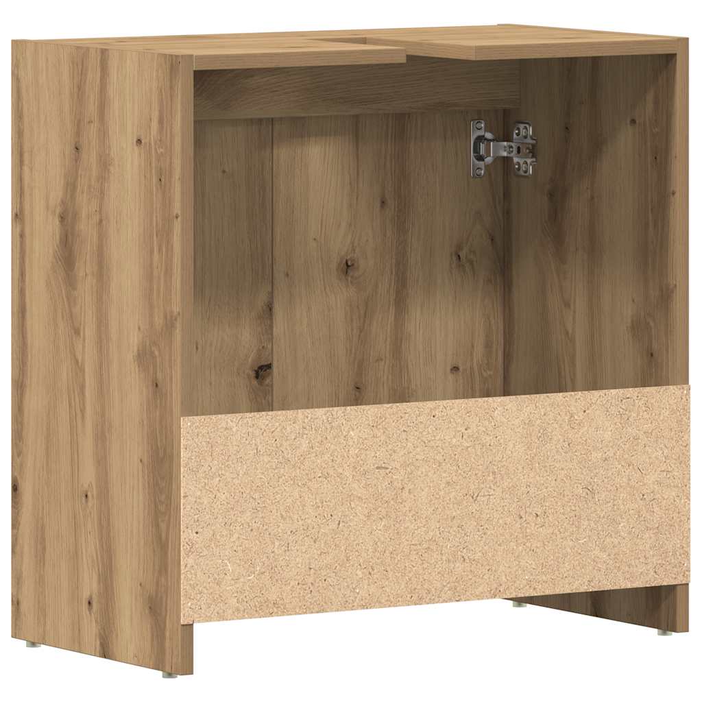 vidaXL Bathroom Sink Cabinet Artisan Oak 60x33x60 cm Engineered Wood