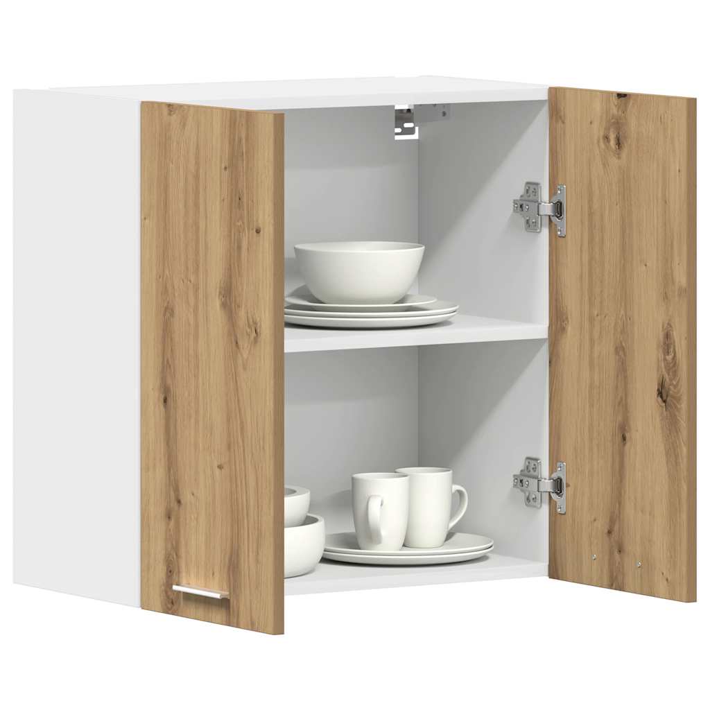 vidaXL Kitchen Wall Cabinet Artisan Oak 60x31x60 cm Engineered Wood