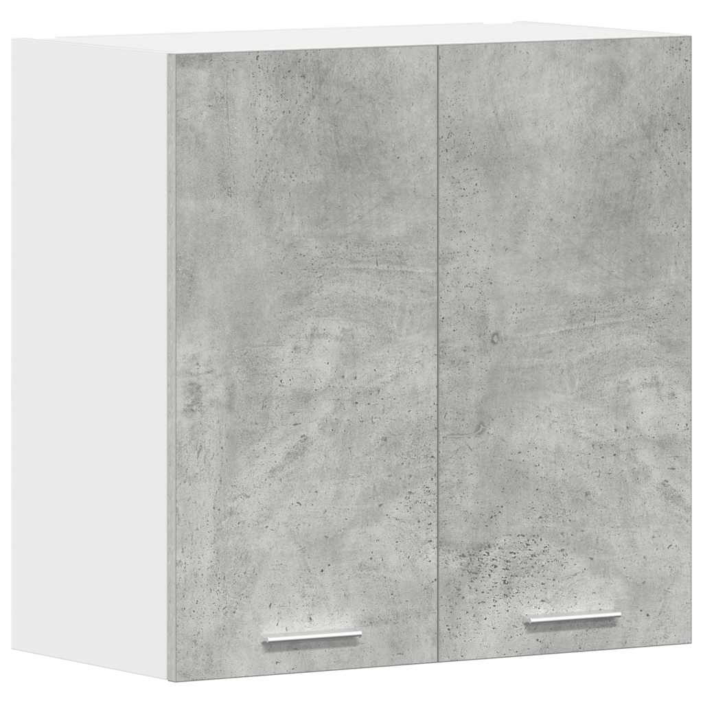 vidaXL Kitchen Wall Cabinet Concrete Grey 60x31x60 cm Engineered Wood