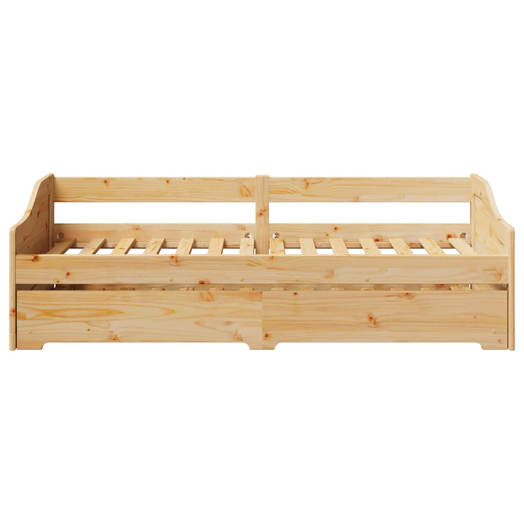 Daybed with Trundle without Mattress IRUN 90x200 cm