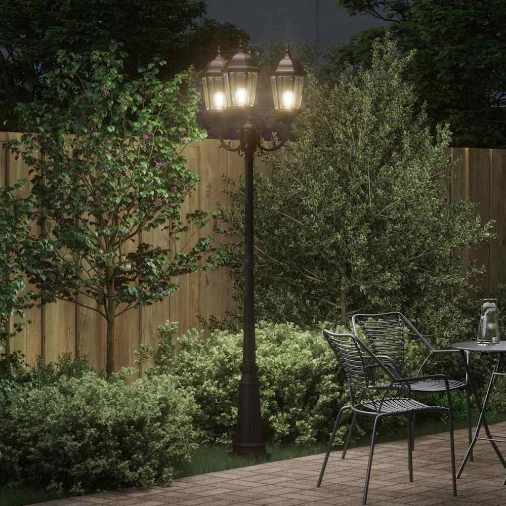 Garden Light Bronze 61 x 53 x 235 cm Aluminium and Glass