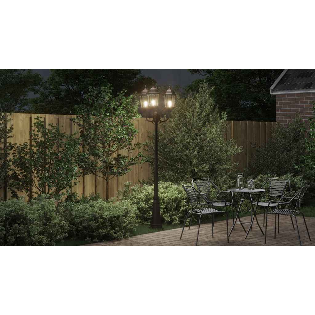 Garden Light Bronze 61 x 53 x 235 cm Aluminium and Glass
