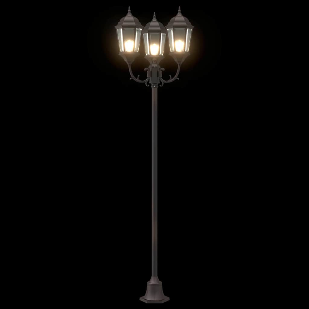 Garden Light Bronze 57 x 49 x 241 cm Aluminium and Glass