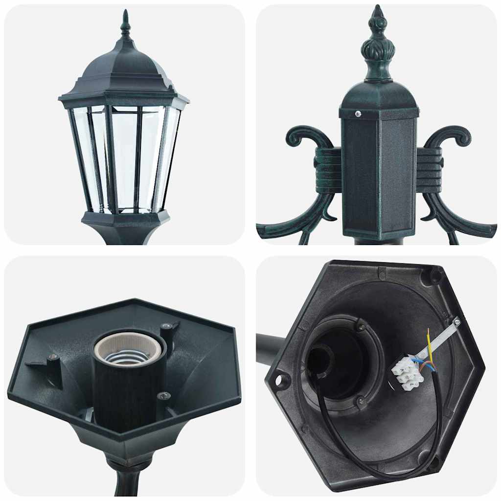 Garden Light Vintage Brushed Green 68 x 20 x 235 cm