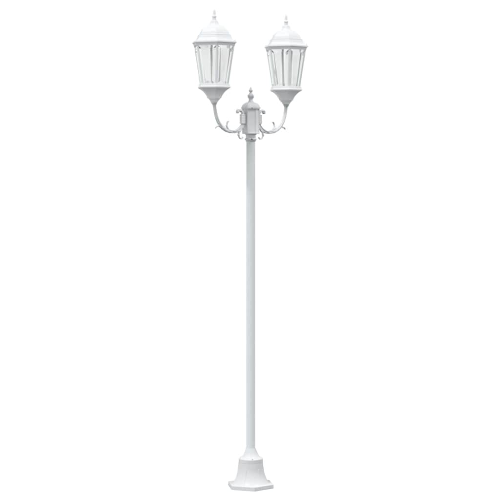 Garden Light White 68 x 20 x 235 cm Aluminium and Glass