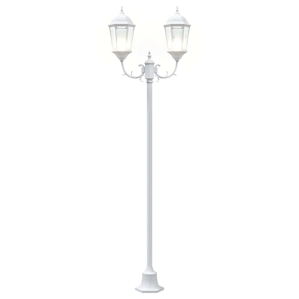 Garden Light White 68 x 20 x 235 cm Aluminium and Glass
