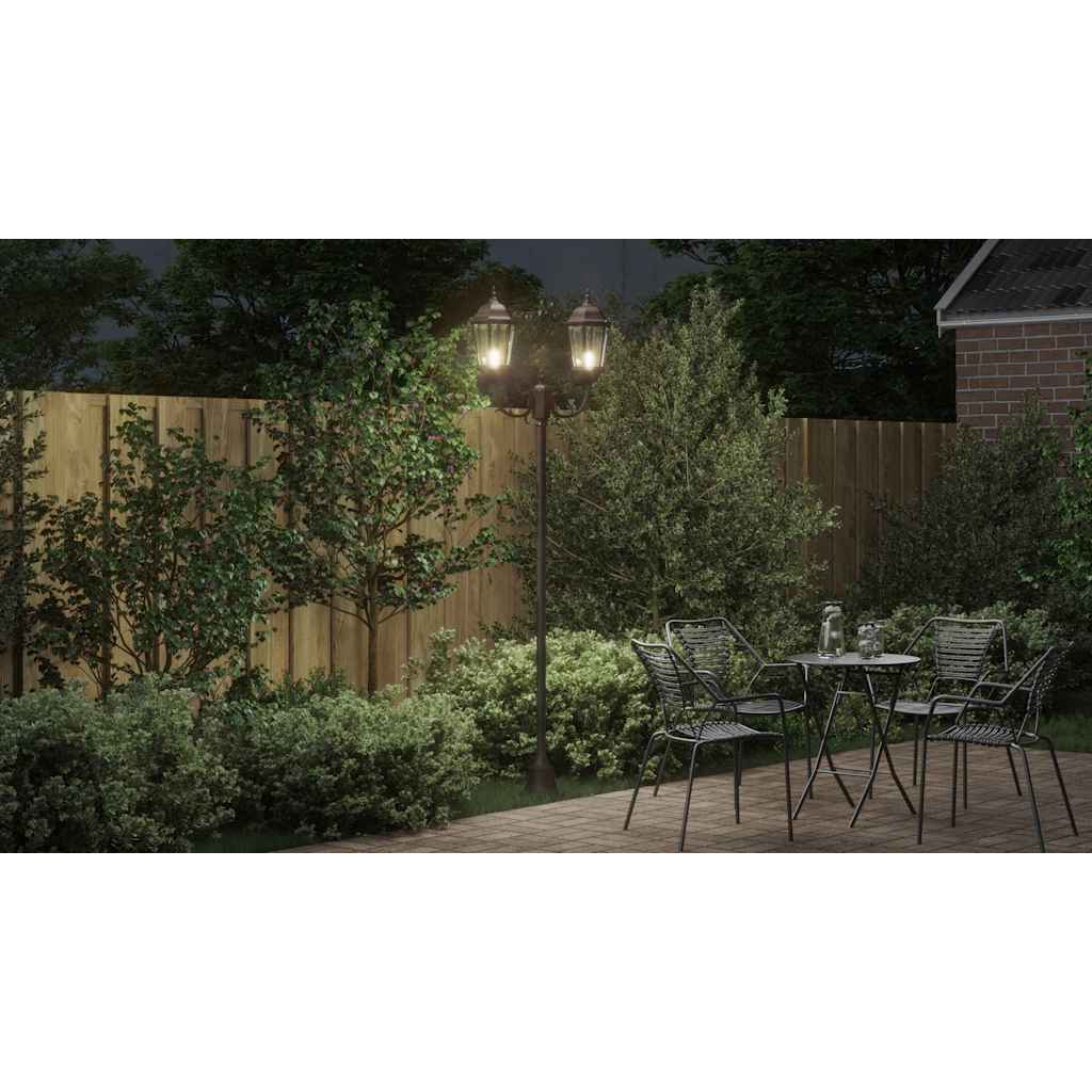 Garden Light Bronze 68 x 20 x 235 cm Aluminium and Glass