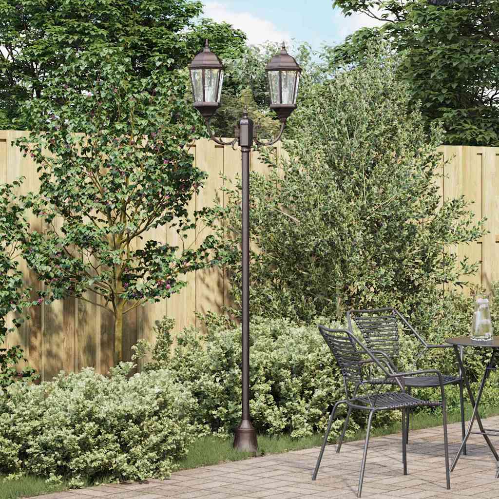 Garden Light Bronze 68 x 20 x 235 cm Aluminium and Glass
