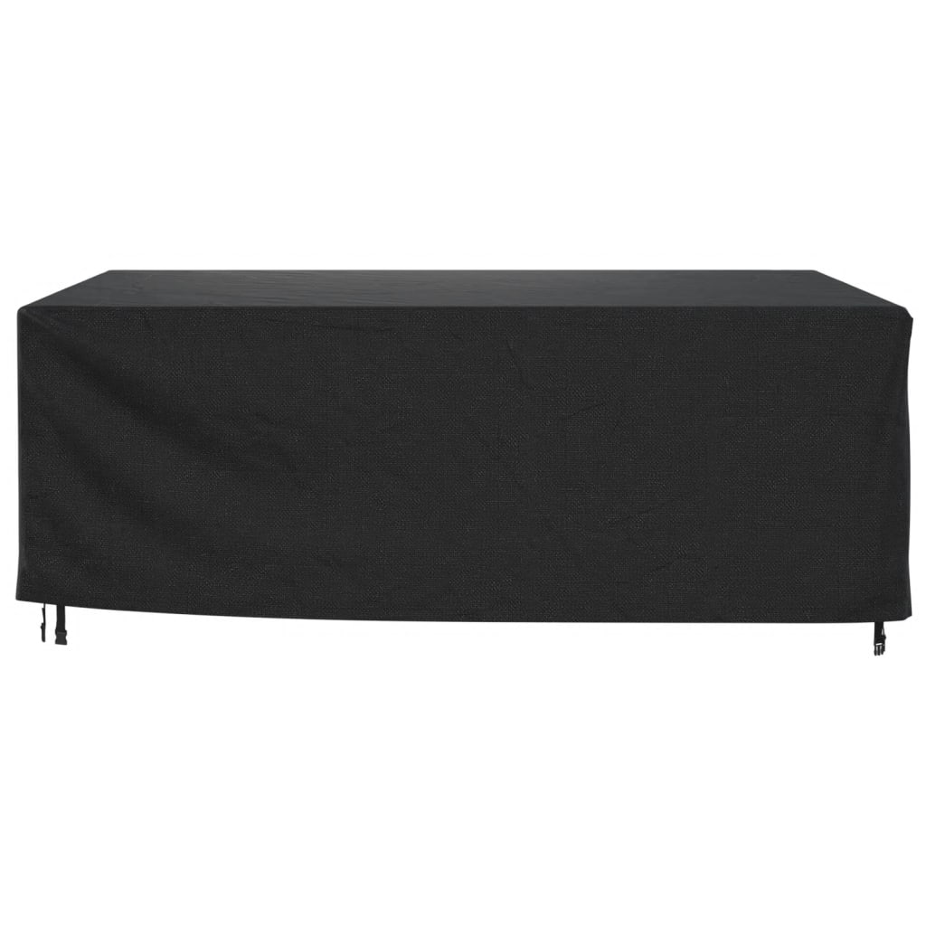 vidaXL Garden Furniture Covers 2 pcs Black 250x210x90 cm Waterproof 420D